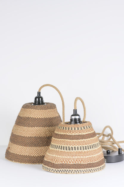 Hadithi Fine Weave Lampshade complete with wire 22S + 21M