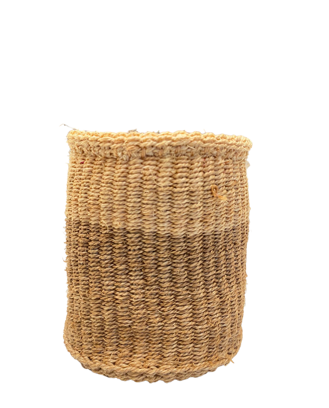 Artisanal Handwoven Sisal Basket Practical Weave XXS 27