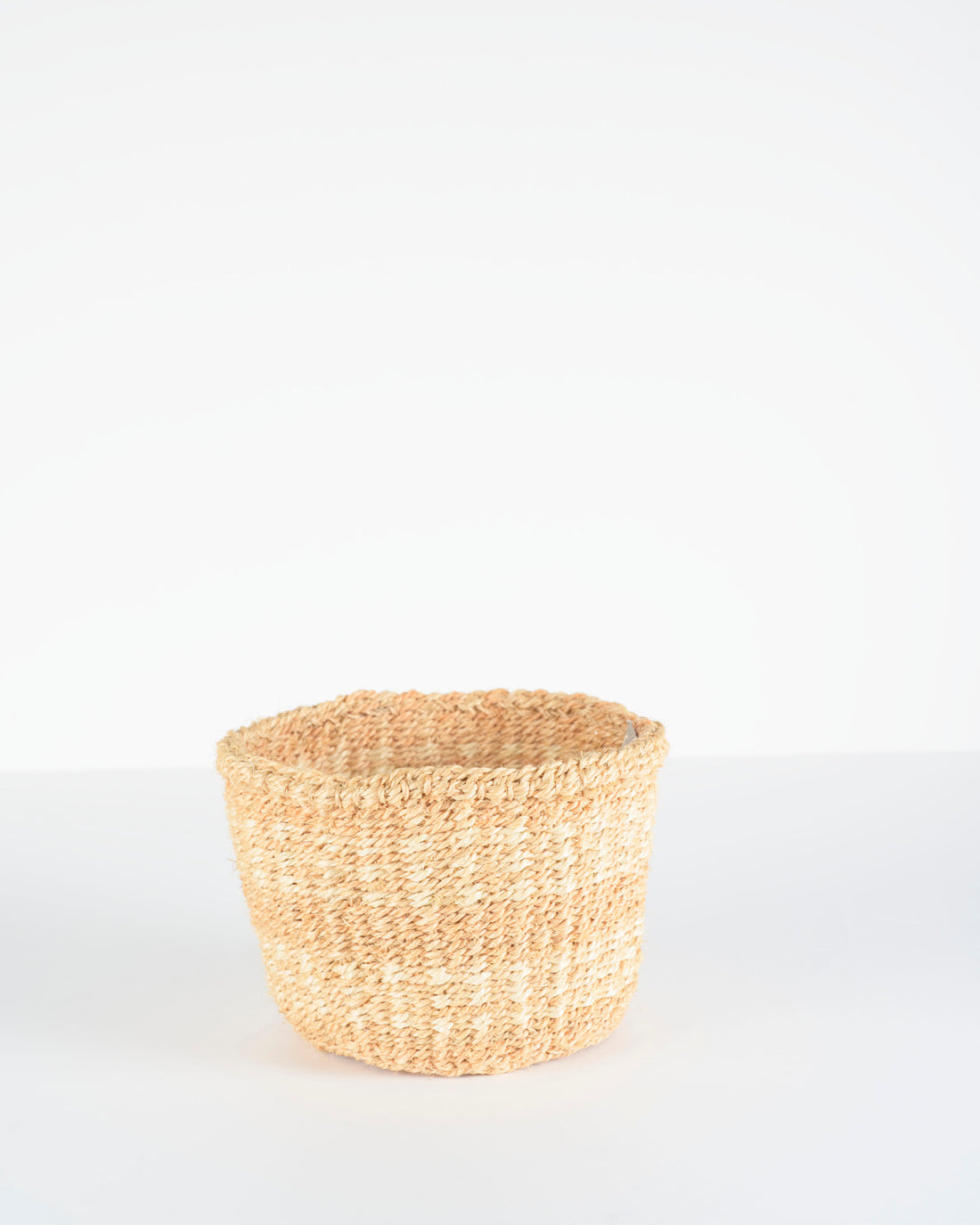 Artisanal Handwoven Sisal Basket Practical Weave - XS - 14