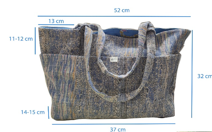 Small Sari Bag 07 - Handcrafted Elegance with a Sustainable Story